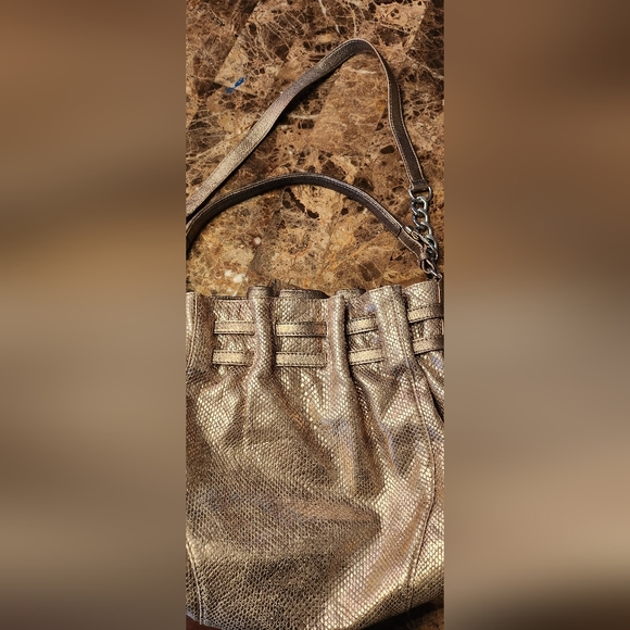 Michael Kors Gold Purse - Picture 2 of 4